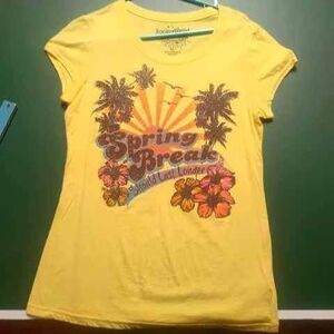 Sparkly Spring Break T-shirt - Juniors XL - New